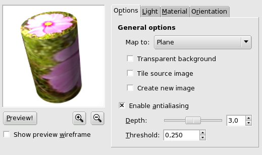 Map Object options (General)