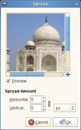 Spread filter options