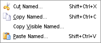 The Buffer submenu of the Edit menu