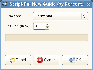 The New Guide (by Percent) Dialog